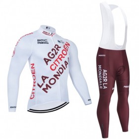 Tenue Maillot M/L + Collant à Bretelles 2021 AG2R Citroen Team N001